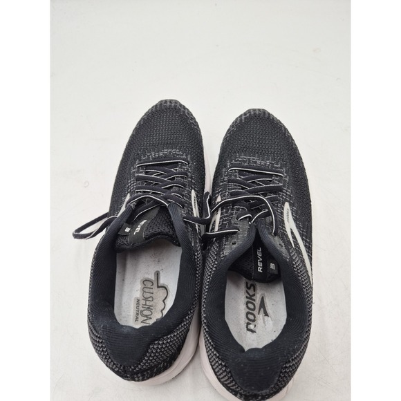 Brooks Shoes Womens 11 Black Revel 3 Running Sneakers Mesh Athletic Training Gym - Picture 6 of 9